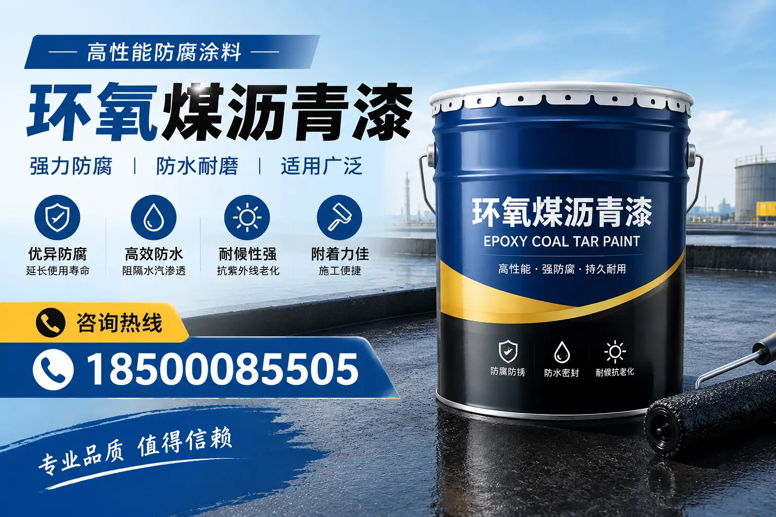 环氧煤沥青漆的主要成分与功能,镇平用户深度了解